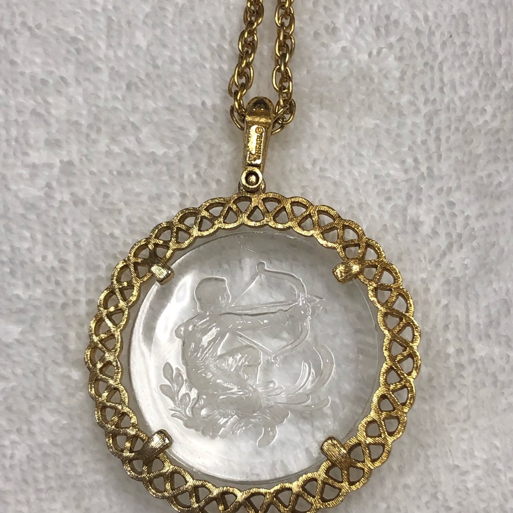 Zodiac Sign Goldtone Sagittarius